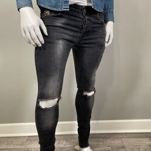 Giuseppe Zanotti jeans black size 32